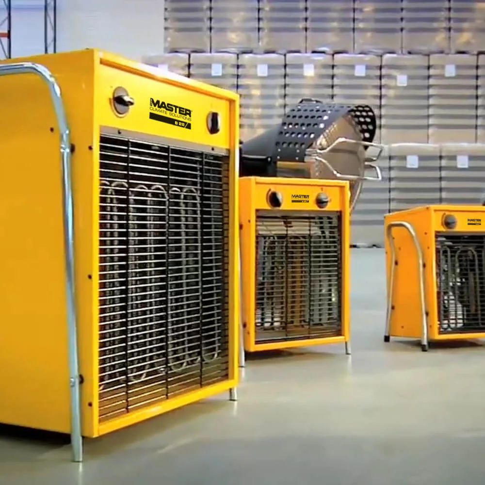 Master B 22 – electric fan air heaters