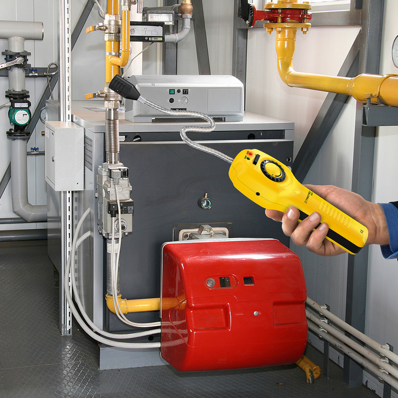 Semi-rigid gooseneck probe of 40 cm length for the examination in poorly accessible locations