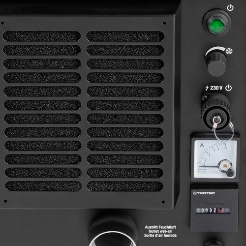 The standard operating hours counter of the TTR 300 is optionally available as a dual counter for operating and kilowatt hours.