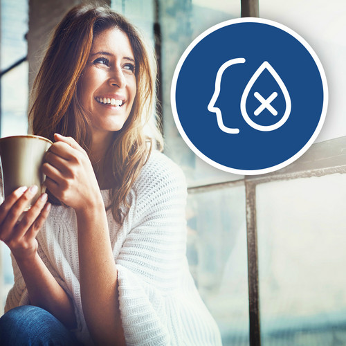 By the automatic coordination of room temperature and air humidity, the comfort function provides for a perfect feel-good ambience. It takes no more than the push of a button and the device automatically regulates the humidity value to a convenient level depending on the temperature.