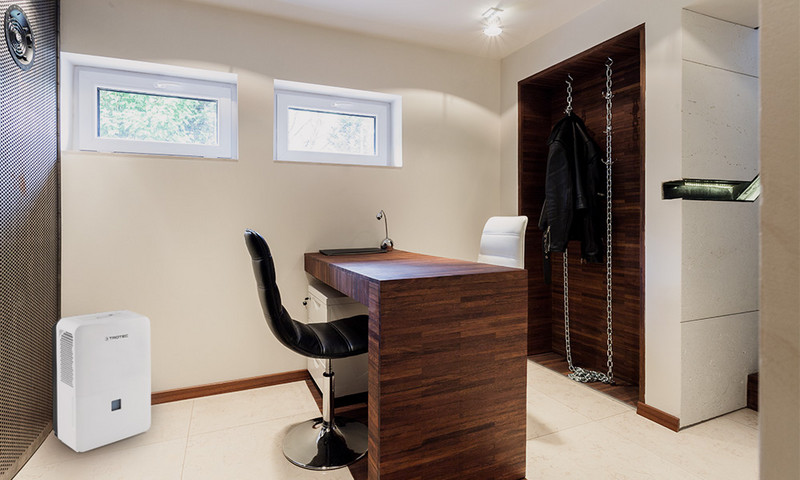 In order to prevent the formation of unwelcome mould that is dangerous to your health in cellars, hobby rooms or on cool corners and walls exposed to dampness in the first place, we recommend using a dehumidifier continuously and right from the start.